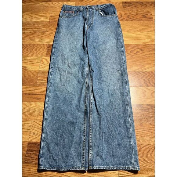 Vintage Y2K Elwood Denims Co. Button Fly Relaxed Jeans - Picture 1 of 7